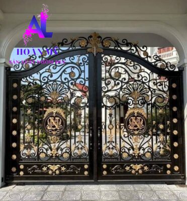 cổng nhôm đúc; cong nhom duc