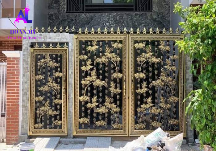 cổng nhôm đúc; cong nhom duc
