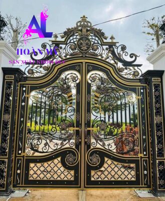 cổng nhôm đúc; cong nhom duc
