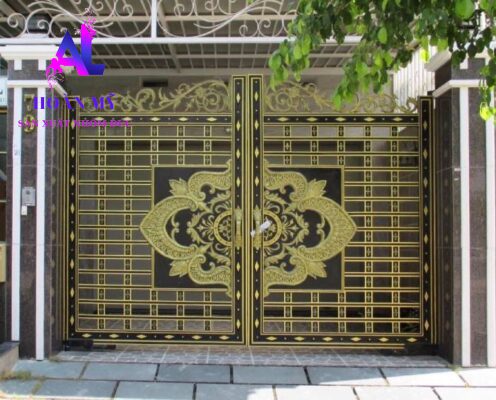 cổng nhôm đúc; cong nhom duc