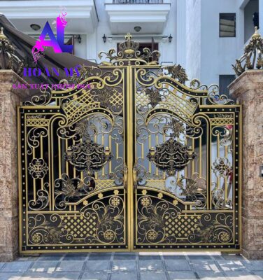 cổng nhôm đúc; cong nhom duc