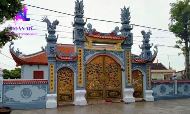 mẫu cổng chùa, từ đường, đình, đền, miếu, nhà thờ họ đẹp nhất