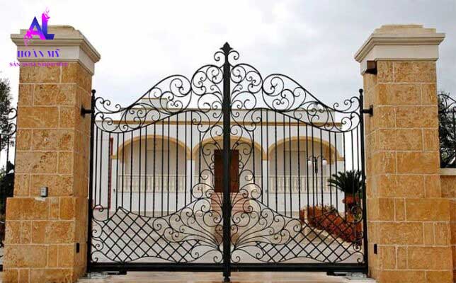 Mẫu cổng sắt nhà đẹp ở nông thôn, mẫu cổng nhà đẹp, cổng nhà đẹp, cổng nhà đẹp ở nông thôn