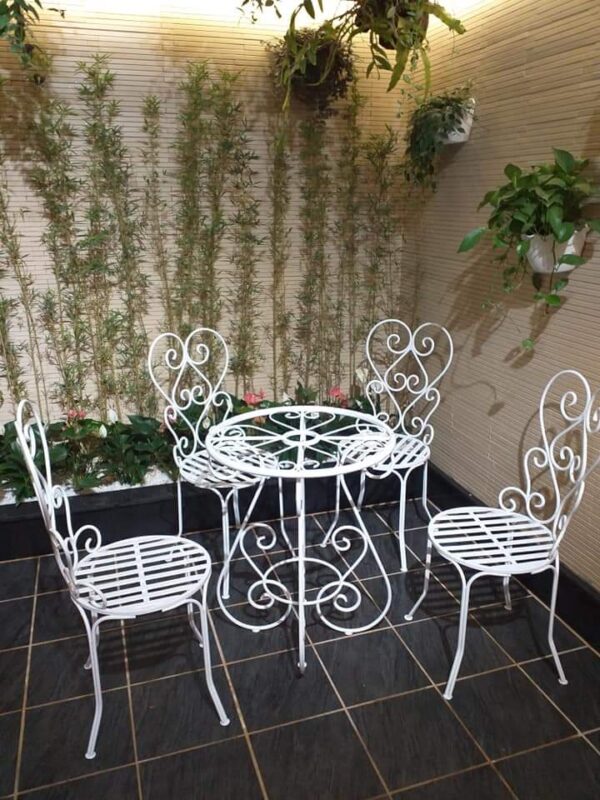 101+mẫu bàn ghế sắt nghệ thuật sân vườn, ngoài trời đẹp