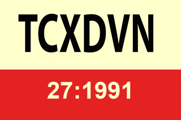TCVN 27:1991 (Bản PDF full đầy đủ)