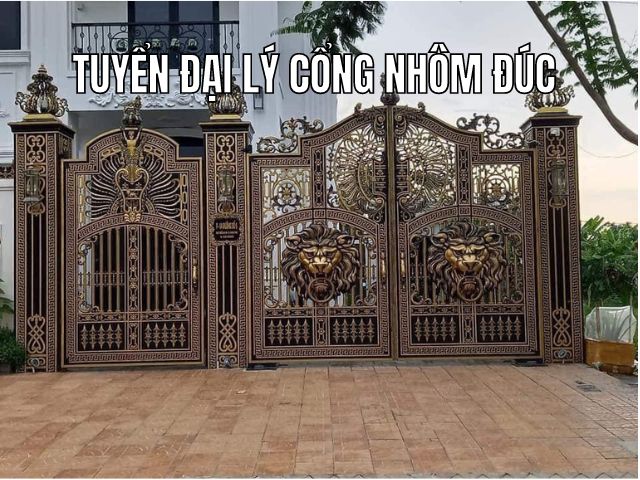 Tuyển đại lý cổng nhôm đúc giá hấp dẫn trên toàn quốc 2 Tuyển đại lý cổng nhôm đúc giá hấp dẫn trên toàn quốc