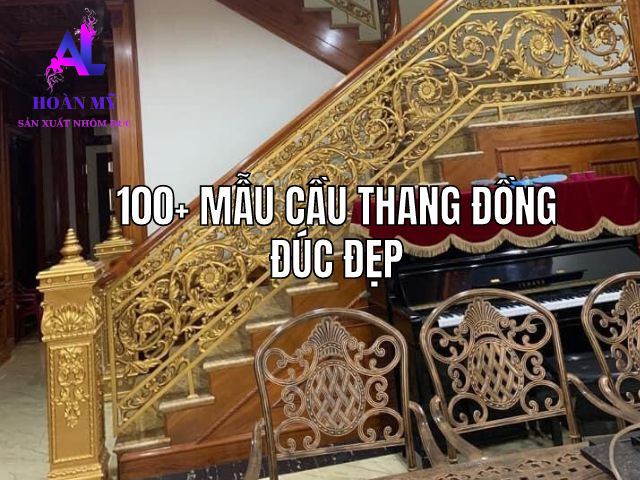 100+ Mẫu cầu thang đồng đúc đẹp cao cấp