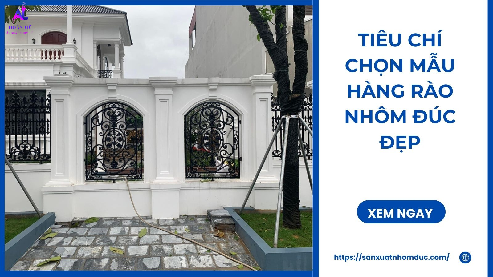 Hàng rào nhôm đúc 53 Tiêu Chí Chọn Mẫu Hàng Rào Nhôm Đúc Đẹp