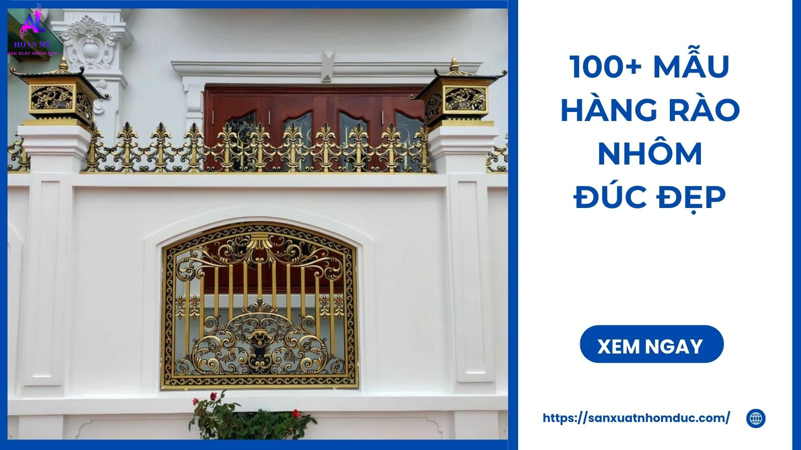 Hàng rào nhôm đúc 32 100+ Mẫu Hàng Rào Nhôm Đúc Đẹp Nhất Hiện Nay