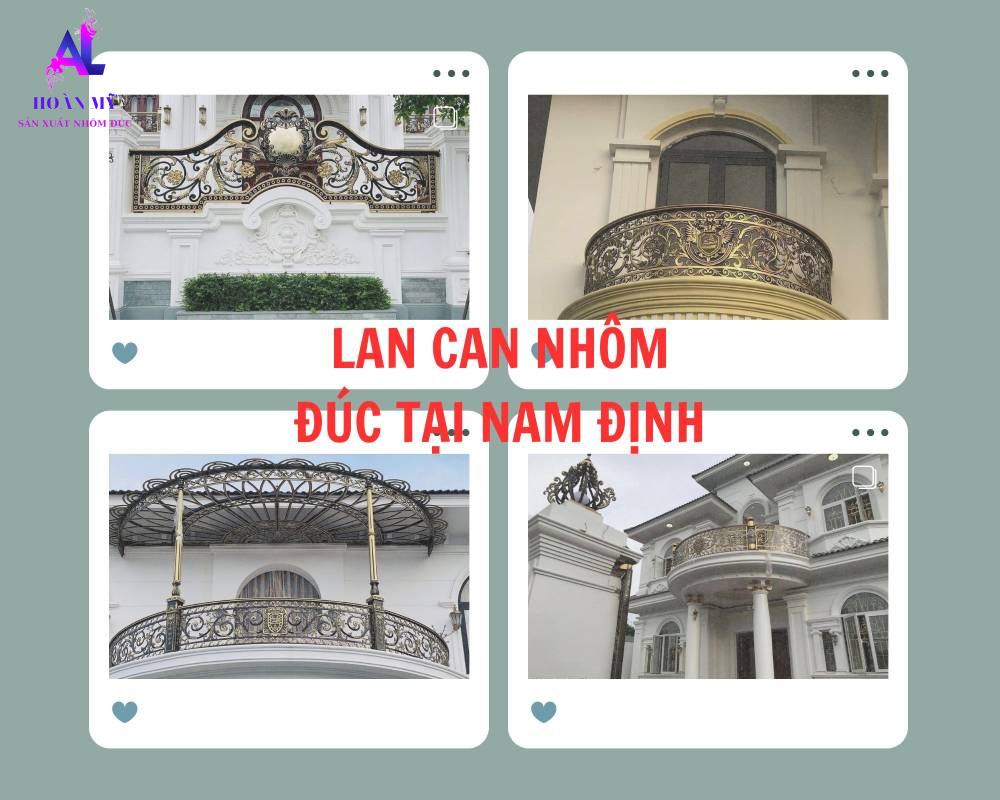Lan can nhôm đúc tại Nam Định